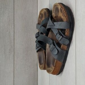 Birkenstock Tatami Womens Leather Comfort Sandals shoes sz 39/8